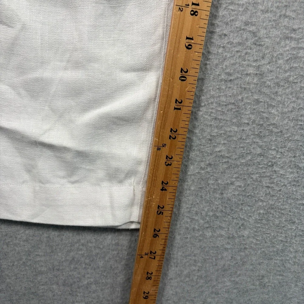 Island Importer Linen Pants Men's 31 White Relaxed Fit Beach Trousers 26